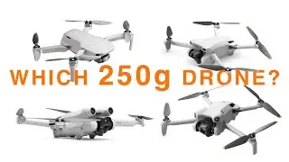 DJI 250g MINI DRONE COMPARISON [mini 2 SE vs mini 3 vs mini 3 PRO vs mini 4 PRO]