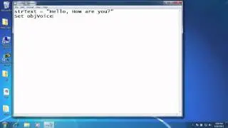 VB Script Talking Computer