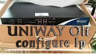 UNIWAY OLT Configure Ip  || TechnicalBaba