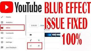 Fixed || YouTube Editors Custom Blur Effect Wont Save || Dot.Computer