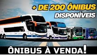 ÔNIBUS À VENDA!! 10 GRANDES OPORTUNIDADES COM DOUBLE DECKER, ÔNIBUS RODOVIÁRIOS E URBANOS