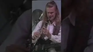 Tony Franklin. Playing the clarinet. 1990 & 1989.