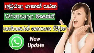 Whatsapp New Update Serch Message By Date Sinhala | 2024 | Android Lanka