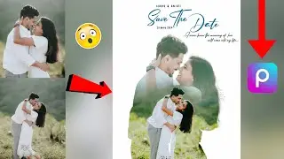 Pre wedding photo editing in picsart🥰 || picsart photo editing tutorial || picsart se photo editing