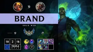 Brand Mid vs Zed - EUW Challenger Patch 14.12