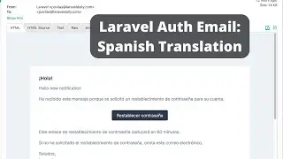 How to Translate/Customize Laravel Auth Default Emails