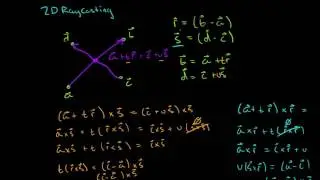 Raycasting in 2D (line segment intersection)