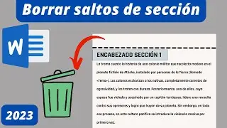 Word: cómo eliminar TODOS los saltos de sección