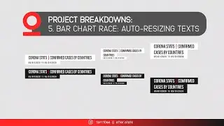 BCR 5 - Auto Resizing Texts with Text Boxes: Bar Chart Race Breakdown Series In Adobe After Effects