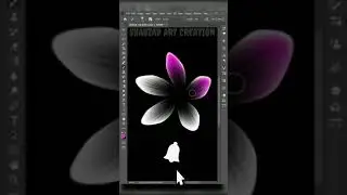 flower design in photoshop | photoshop tutorial 2025 | #shahzadartcreation #photoshop #art