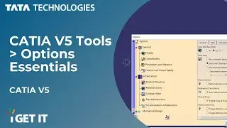 How to use Tools Options in CATIA V5