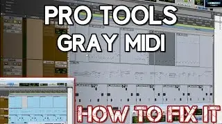 PRO TOOLS GRAY MIDI (NO SOUND) | HOW TO FIX IT