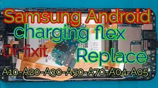 how to samsung A50 charging flex Replace / damage charging pin change