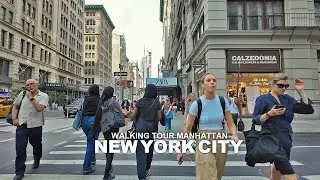 [Full Version] New York Manhattan Summer Travel - Lafayette, Broadway, 5th Avenue, 6th Avenue, 4K