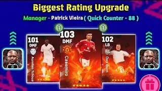 How To Train 100 Rated Free Casemiro Nominating Contract Max Level In eFootball 2025 Mobile