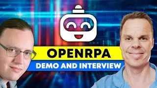 OpenRPA Demo and Interview with OpenRPA founder Allan Zimmermann