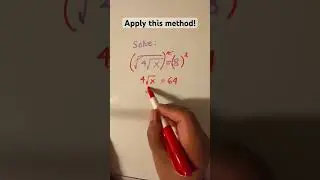 Be patient when dealing with multiple square roots #maths #mathstricks #mathproblems #mathematics