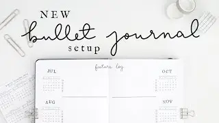 Starting a NEW Bullet Journal | 2020 Minimalist Bullet Journal Setup and Migration