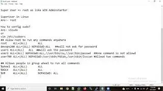 day19 | How to config sudo , used of sudo cmd