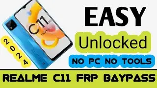 Realme C11 FRP bypass new solution 2024 |FRP bypass Android 11|Rmx3231 frp bypass