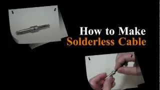 How to Make A Free The Tone Solderless Cable (CU-416/SL-8S-standard) in English