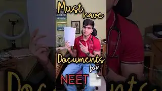 Must have *documents* for NEET exam!?😳📝 