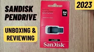 Sandisk Pendrive Unboxing and Review | Sandisk Pendrive Speed Test