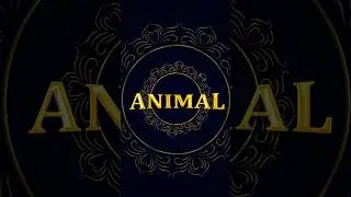 How to Create Ranbir Kapoor Animal Movie Typography - Photoshop Gold Text Effect For Beginner’s