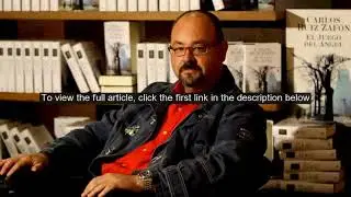 Carlos Ruiz Zafn, Author of The Shadow of the Wind, Dies at 55 2020 06 20