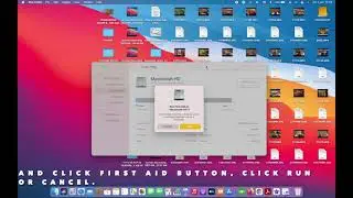 HOW TO REPAIR A MAC DISK WITH  FIRST AID IN MACOS BIG SUR 11.2