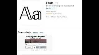 How to add COOL FONTS to Social Media (Instagram/Facebook)