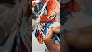 Spider-Man 🕷️ (PS4) Time-lapse #artology #drawing