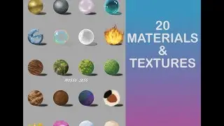 Materials & Texture Study - Digital Painting