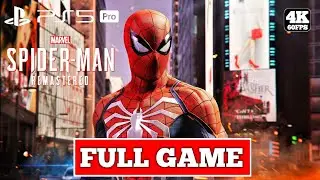 SPIDER-MAN REMASTERED Gameplay Walkthrough Part 1 FULL GAME [4K 60FPS PS5 PRO] - No Commentary