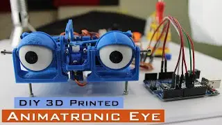 DIY 3D Printed Animatronic Eye using Arduino | Arduino Projects | DIY Electronics