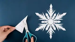 Paper Snowflake #58 | How to make Snowflakes out of paper | Christmas Ornaments