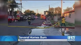 Several Homes Burn In Tracy