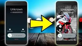 How To Change Call SCREEN Background in ANY Android Device