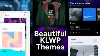 Top 10 Beautiful KLWP Themes of 2021