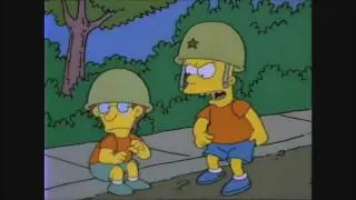 Training Bart's Army - The Simpsons