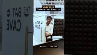 Shortest Interview Ever 😂🤣 #officememes #office #ytshorts #funny video #funnyshorts #ytviral