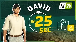 🤷‍♂️ David (NPC) in 25 Seconds | Farming Simulator 25