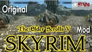 SKYRIM S.E. Texture Pack - Osmodius (2K) Comparison