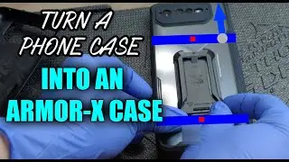 Armor-X Universal Mount Installation: Turn Your Own Phone Case Into An Armor-X Compatible Case 