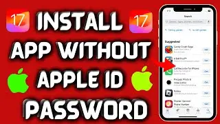 How to download apps without apple id password iOS 17