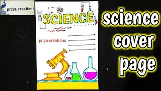 easy science project | science border design on paper | border design for science project