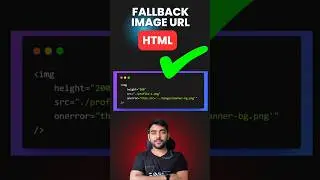 Fallback url in image tag html #html #trick