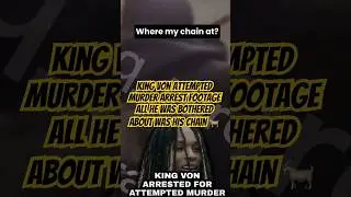 King Von attempted murder arrest footage all he was bothered about was his chain 🐐#kingvon #oblock