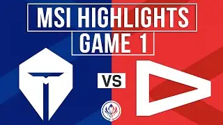 TES vs LLL Highlights Game 1 | MSI 2024 Play-Ins Round 1 | TOP ESPORTS vs LOUD