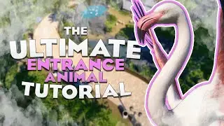 🦩 How to choose and build for an ENTRANCE ANIMAL in Planet Zoo! | Planet Zoo Tutorial